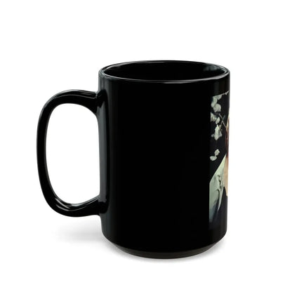 Sheree North #125 (Vintage Female Icon) Black Coffee Mug - Go Mug Yourself