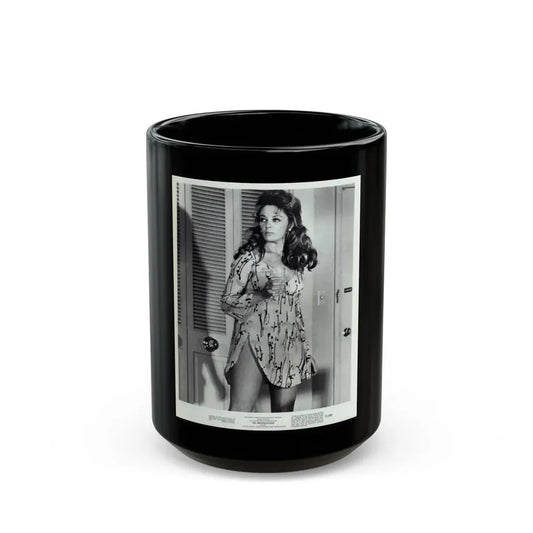 Sheree North #127 (Vintage Female Icon) Black Coffee Mug 15oz - Go Mug Yourself