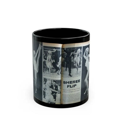 Sheree North #128 - Mag. Article (Vintage Female Icon) Black Coffee Mug 11oz - Go Mug Yourself