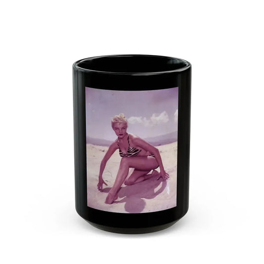Sheree North #143 (Vintage Female Icon) Black Coffee Mug 15oz - Go Mug Yourself