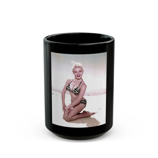 Sheree North #146 (Vintage Female Icon) Black Coffee Mug 15oz - Go Mug Yourself