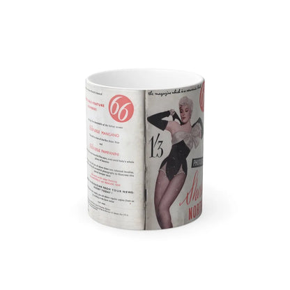 Sheree North #147 - 66 PHOTOGRAPHS OF Sheree NORTH U.K. Pocket Mag. Front Cover Page 1 & Back Cover (Vintage Female Icons) Color Changing Mug 11oz-11oz-Go Mug Yourself