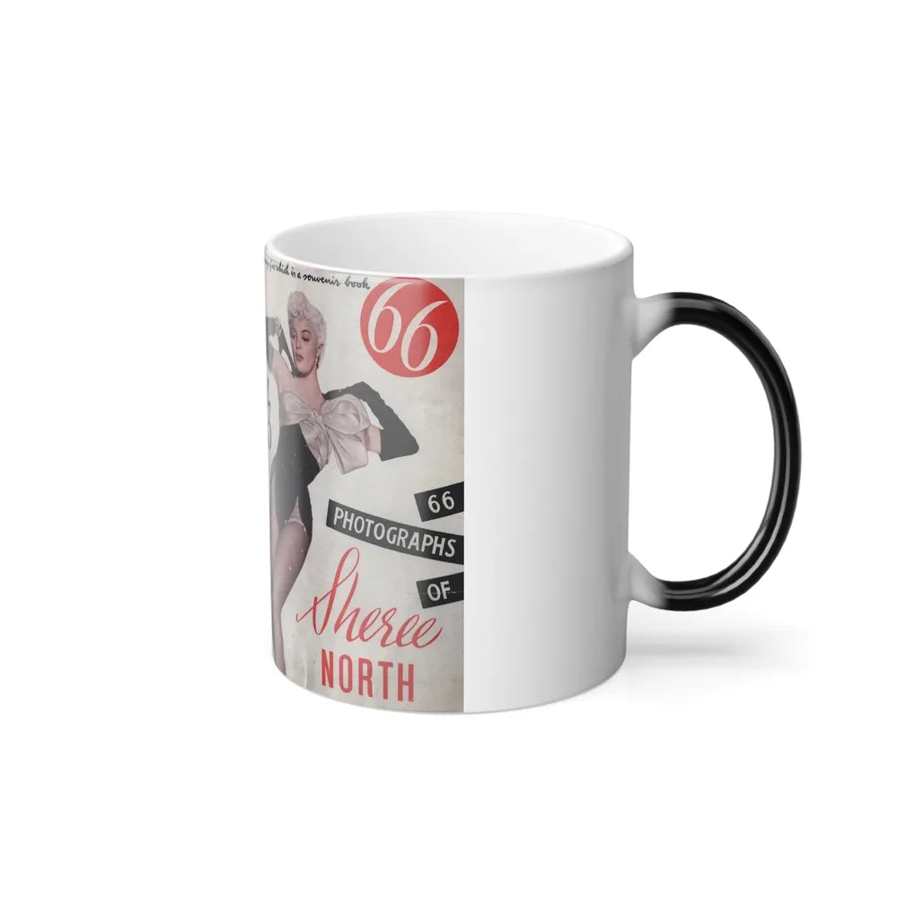 Sheree North #147 - 66 PHOTOGRAPHS OF Sheree NORTH U.K. Pocket Mag. Front Cover Page 1 & Back Cover (Vintage Female Icons) Color Changing Mug 11oz-Go Mug Yourself