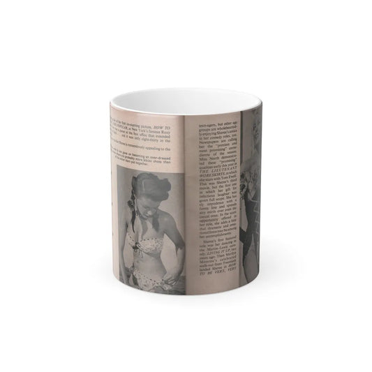 Sheree North #150 - Pages 6 & 7 from 66 PHOTOGRAPHS OF Sheree NORTH U.K. Pocket Mag. (Vintage Female Icons) Color Changing Mug 11oz-11oz-Go Mug Yourself