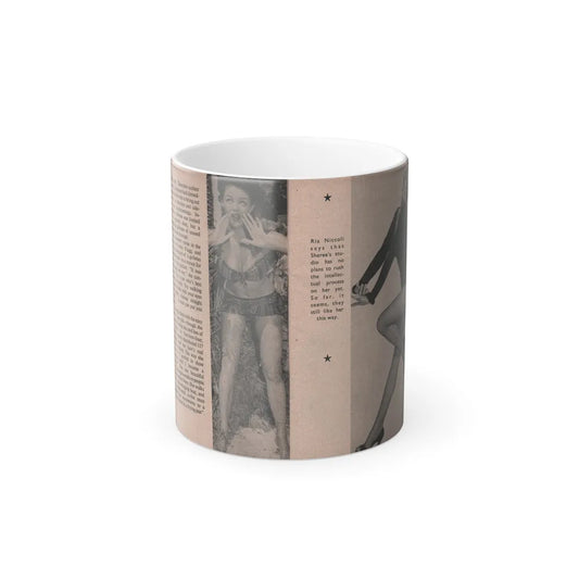Sheree North #151 - Pages 8 & 9 from 66 PHOTOGRAPHS OF Sheree NORTH U.K. Pocket Mag. (Vintage Female Icons) Color Changing Mug 11oz-11oz-Go Mug Yourself