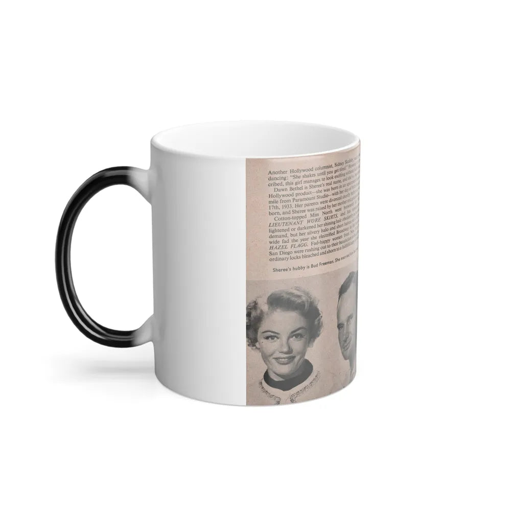 Sheree North #152 - Pages 10 & 11 from 66 PHOTOGRAPHS OF Sheree NORTH U.K. Pocket Mag. (Vintage Female Icons) Color Changing Mug 11oz-Go Mug Yourself