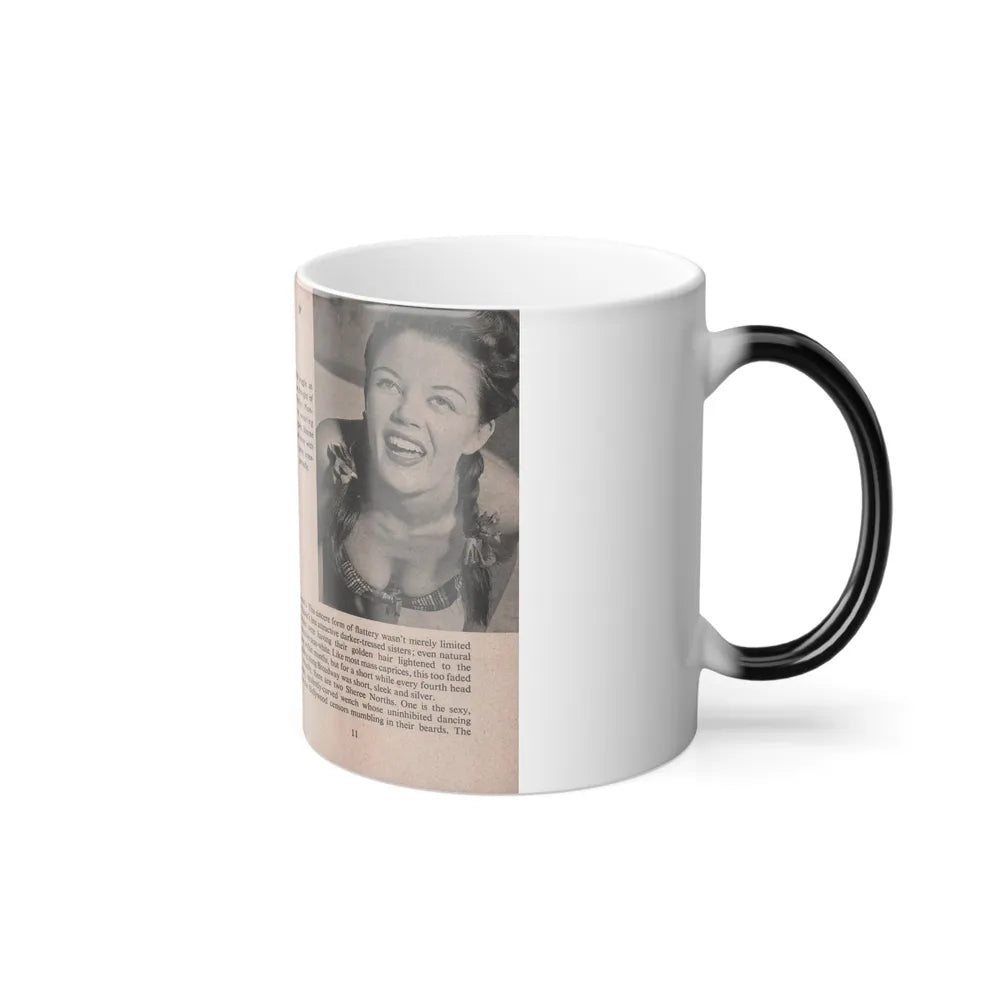 Sheree North #152 - Pages 10 & 11 from 66 PHOTOGRAPHS OF Sheree NORTH U.K. Pocket Mag. (Vintage Female Icons) Color Changing Mug 11oz-Go Mug Yourself