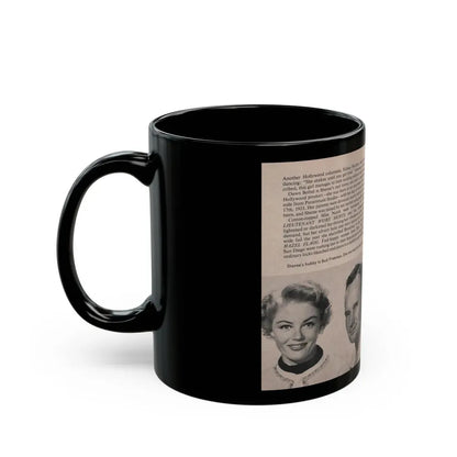 Sheree North #152 - Pages 10 & 11 from 66 PHOTOGRAPHS OF Sheree NORTH U.K. Pocket Mag. (Vintage Female Icon) Black Coffee Mug - Go Mug Yourself