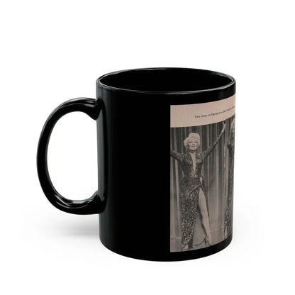 Sheree North #153 - Pages 12 & 13 from 66 PHOTOGRAPHS OF Sheree NORTH U.K. Pocket Mag. (Vintage Female Icon) Black Coffee Mug - Go Mug Yourself