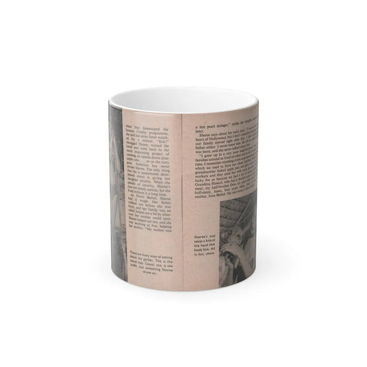Sheree North #155 - Pages 16 & 17 from 66 PHOTOGRAPHS OF Sheree NORTH U.K. Pocket Mag. (Vintage Female Icons) Color Changing Mug 11oz-11oz-Go Mug Yourself