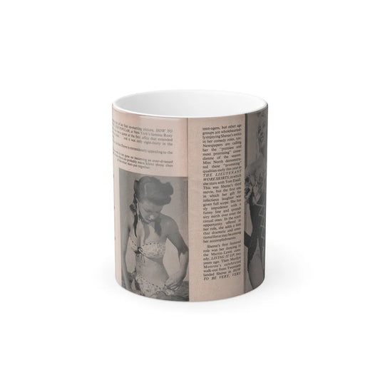Sheree North #156 - Pages 18 & 19 from 66 PHOTOGRAPHS OF Sheree NORTH U.K. Pocket Mag. (Vintage Female Icons) Color Changing Mug 11oz-11oz-Go Mug Yourself
