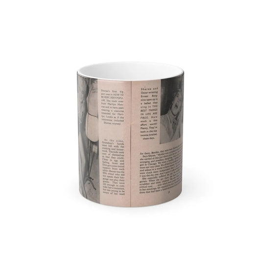 Sheree North #157 - Pages 20 & 21 from 66 PHOTOGRAPHS OF Sheree NORTH U.K. Pocket Mag. (Vintage Female Icons) Color Changing Mug 11oz-11oz-Go Mug Yourself