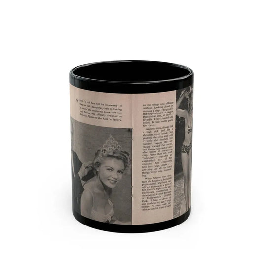 Sheree North #162 - Pages 30 & 31 from 66 PHOTOGRAPHS OF Sheree NORTH U.K. Pocket Mag. (Vintage Female Icon) Black Coffee Mug 11oz - Go Mug Yourself