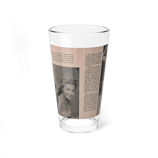 Sheree North #162 - Pages 30 & 31 from 66 PHOTOGRAPHS OF Sheree NORTH U.K. Pocket Mag. (Vintage Female Icon) Pint Glass 16oz 16oz - Go Mug Yourself