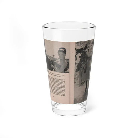 Sheree North #168 - Pages 42 & 43 from 66 PHOTOGRAPHS OF Sheree NORTH U.K. Pocket Mag. (Vintage Female Icon) Pint Glass 16oz 16oz - Go Mug Yourself