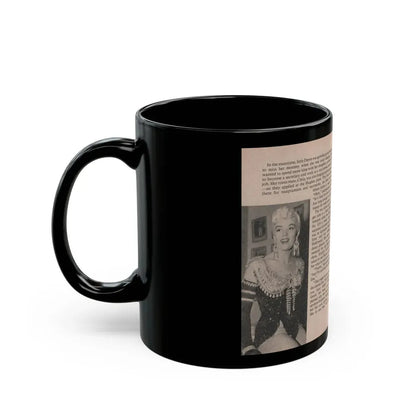 Sheree North #169 - Pages 44 & 45 from 66 PHOTOGRAPHS OF Sheree NORTH U.K. Pocket Mag. (Vintage Female Icon) Black Coffee Mug - Go Mug Yourself