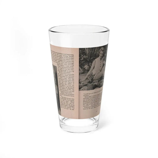 Sheree North #169 - Pages 44 & 45 from 66 PHOTOGRAPHS OF Sheree NORTH U.K. Pocket Mag. (Vintage Female Icon) Pint Glass 16oz 16oz - Go Mug Yourself