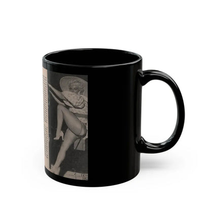 Sheree North #171 - Pages 48 & 49 from 66 PHOTOGRAPHS OF Sheree NORTH U.K. Pocket Mag. (Vintage Female Icon) Black Coffee Mug - Go Mug Yourself