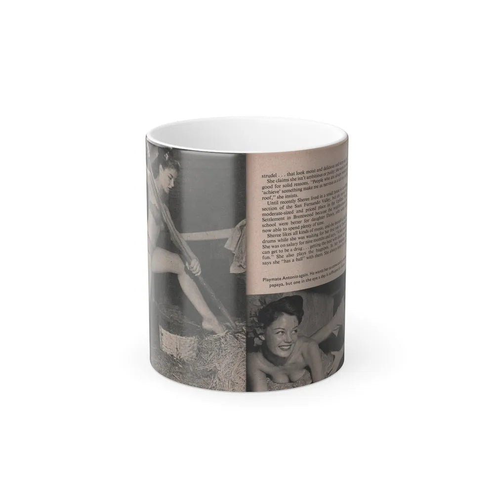 Sheree North #172 - Pages 50 & 51 from 66 PHOTOGRAPHS OF Sheree NORTH U.K. Pocket Mag. (Vintage Female Icons) Color Changing Mug 11oz-11oz-Go Mug Yourself