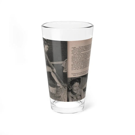 Sheree North #172 - Pages 50 & 51 from 66 PHOTOGRAPHS OF Sheree NORTH U.K. Pocket Mag. (Vintage Female Icon) Pint Glass 16oz 16oz - Go Mug Yourself