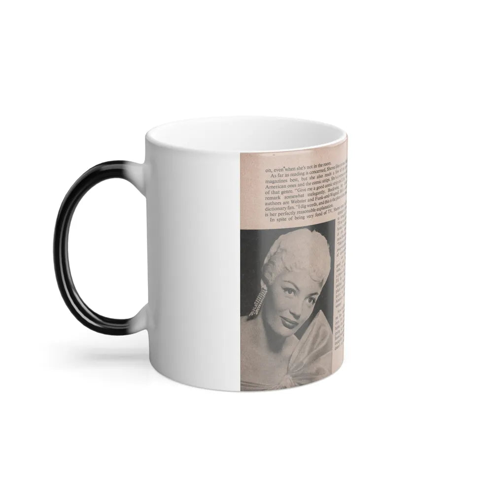 Sheree North #173 - Pages 52 & 53 from 66 PHOTOGRAPHS OF Sheree NORTH U.K. Pocket Mag. (Vintage Female Icons) Color Changing Mug 11oz-Go Mug Yourself