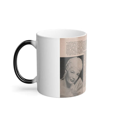 Sheree North #173 - Pages 52 & 53 from 66 PHOTOGRAPHS OF Sheree NORTH U.K. Pocket Mag. (Vintage Female Icons) Color Changing Mug 11oz-Go Mug Yourself
