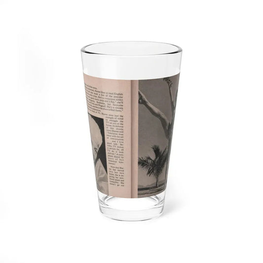 Sheree North #173 - Pages 52 & 53 from 66 PHOTOGRAPHS OF Sheree NORTH U.K. Pocket Mag. (Vintage Female Icon) Pint Glass 16oz 16oz - Go Mug Yourself