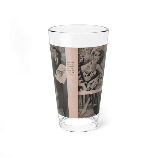 Sheree North #175 - Pages 56 & 57 from 66 PHOTOGRAPHS OF Sheree NORTH U.K. Pocket Mag. (Vintage Female Icon) Pint Glass 16oz 16oz - Go Mug Yourself