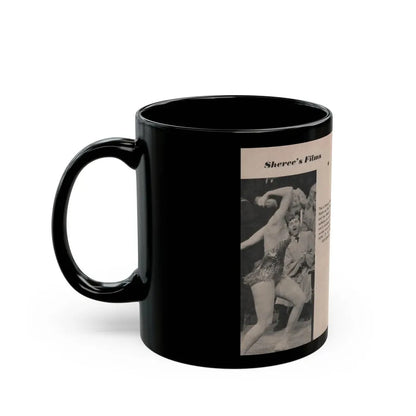 Sheree North #176 - Pages 58 & 59 from 66 PHOTOGRAPHS OF Sheree NORTH U.K. Pocket Mag. (Vintage Female Icon) Black Coffee Mug - Go Mug Yourself