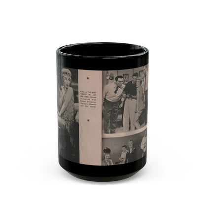 Sheree North #177 - Pages 61 & 62 from 66 PHOTOGRAPHS OF Sheree NORTH U.K. Pocket Mag. (Vintage Female Icon) Black Coffee Mug 15oz - Go Mug Yourself