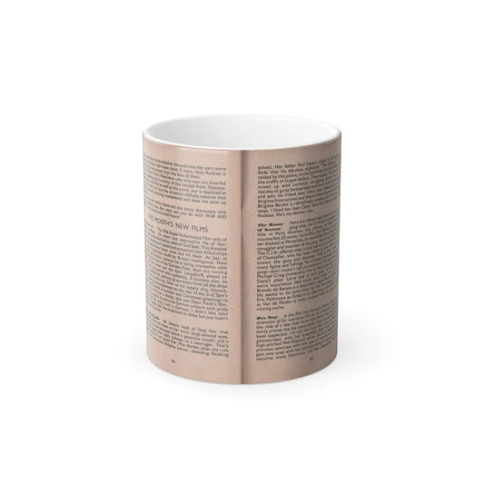 Sheree North #179 - Pages 65 & 66 from 66 PHOTOGRAPHS OF Sheree NORTH U.K. Pocket Mag. (Vintage Female Icons) Color Changing Mug 11oz-11oz-Go Mug Yourself