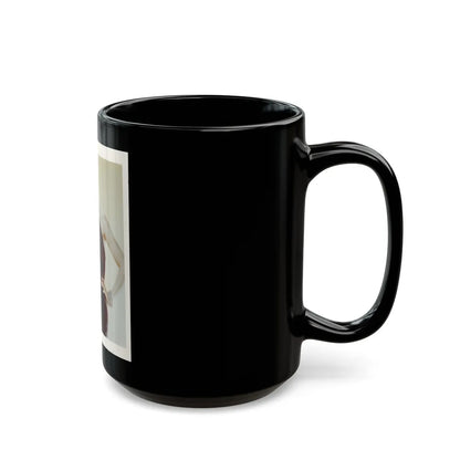 Sheree North #18 (Vintage Female Icon) Black Coffee Mug-Go Mug Yourself