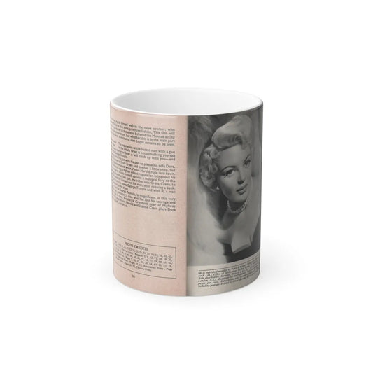 Sheree North #180 - Pages 67 & 68 from 66 PHOTOGRAPHS OF Sheree NORTH U.K. Pocket Mag. (Vintage Female Icons) Color Changing Mug 11oz-11oz-Go Mug Yourself