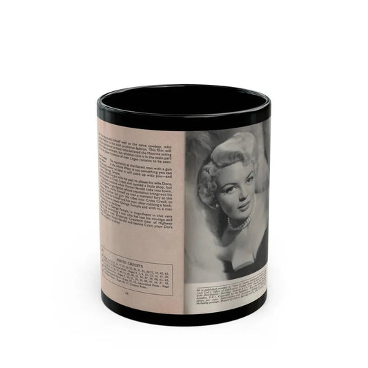 Sheree North #180 - Pages 67 & 68 from 66 PHOTOGRAPHS OF Sheree NORTH U.K. Pocket Mag. (Vintage Female Icon) Black Coffee Mug 11oz - Go Mug Yourself