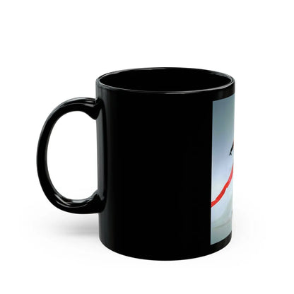 Sheree North #181 (Vintage Female Icon) Black Coffee Mug-Go Mug Yourself