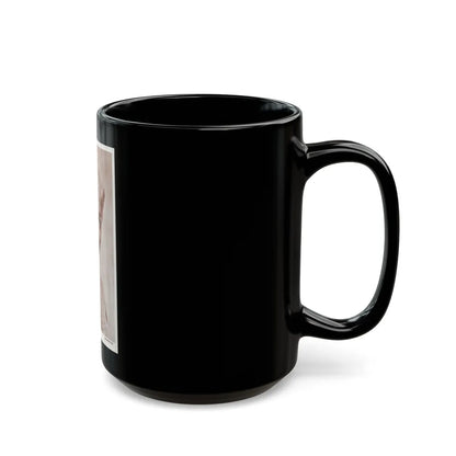 Sheree North #182 (Vintage Female Icon) Black Coffee Mug-Go Mug Yourself