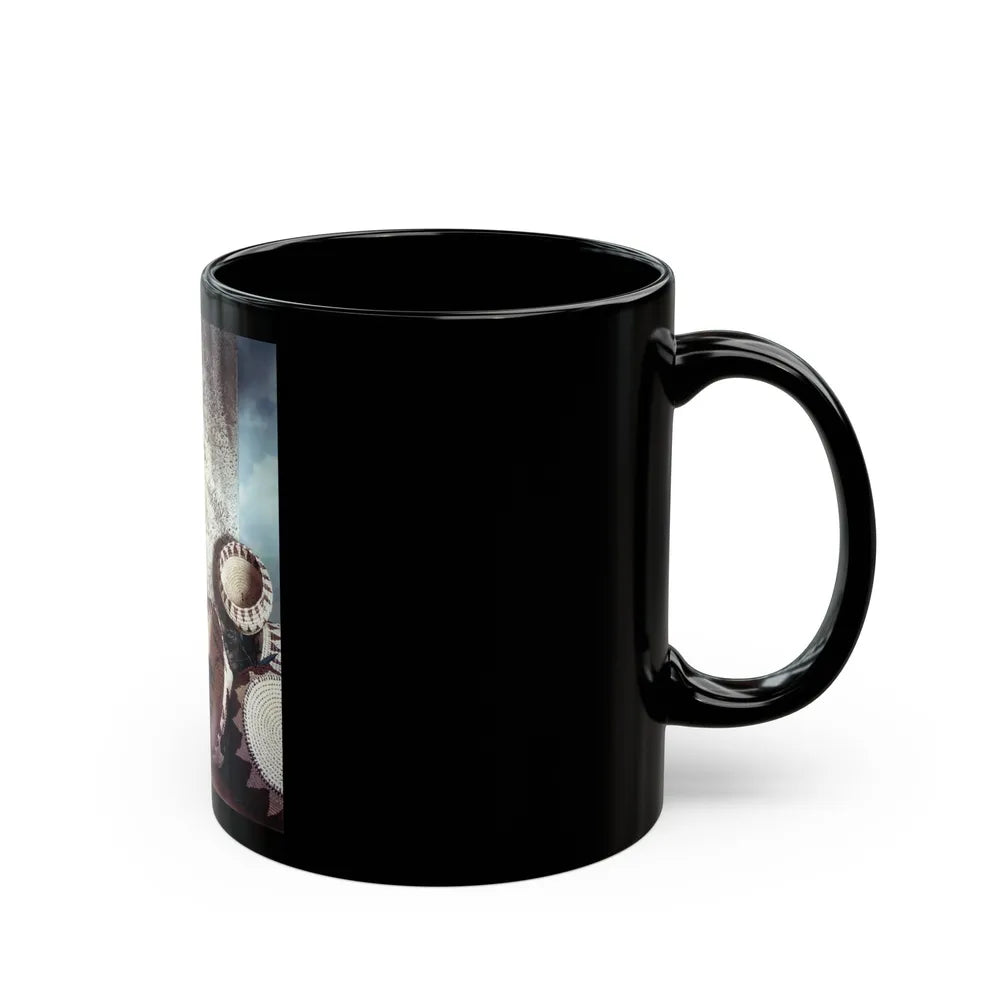 Sheree North #2122 (Vintage Female Icon) Black Coffee Mug-Go Mug Yourself