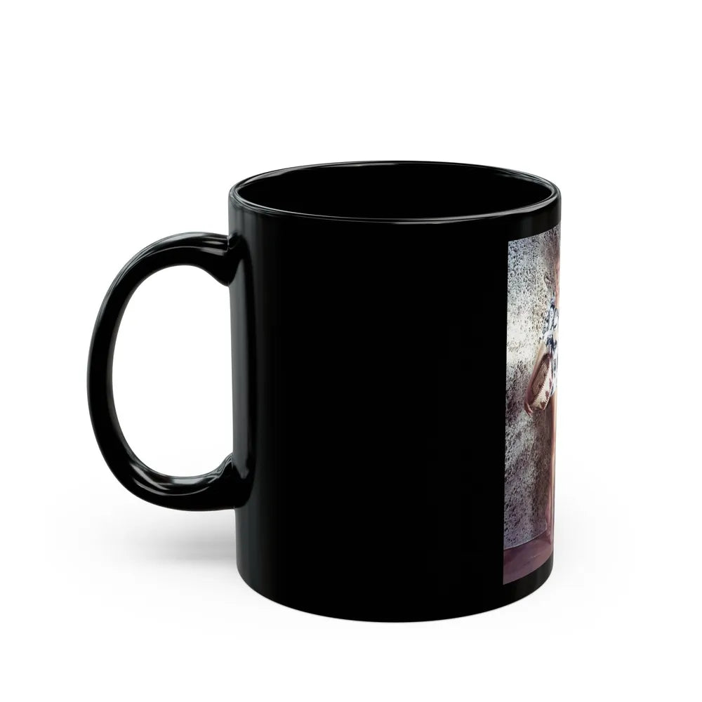Sheree North #2122 (Vintage Female Icon) Black Coffee Mug-Go Mug Yourself