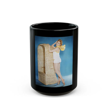 Sheree North #216 (Vintage Female Icon) Black Coffee Mug-15oz-Go Mug Yourself
