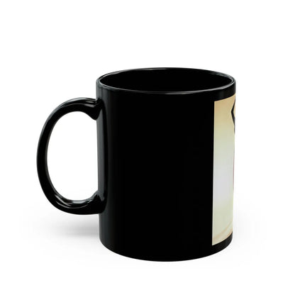 Sheree North #217 (Vintage Female Icon) Black Coffee Mug-Go Mug Yourself