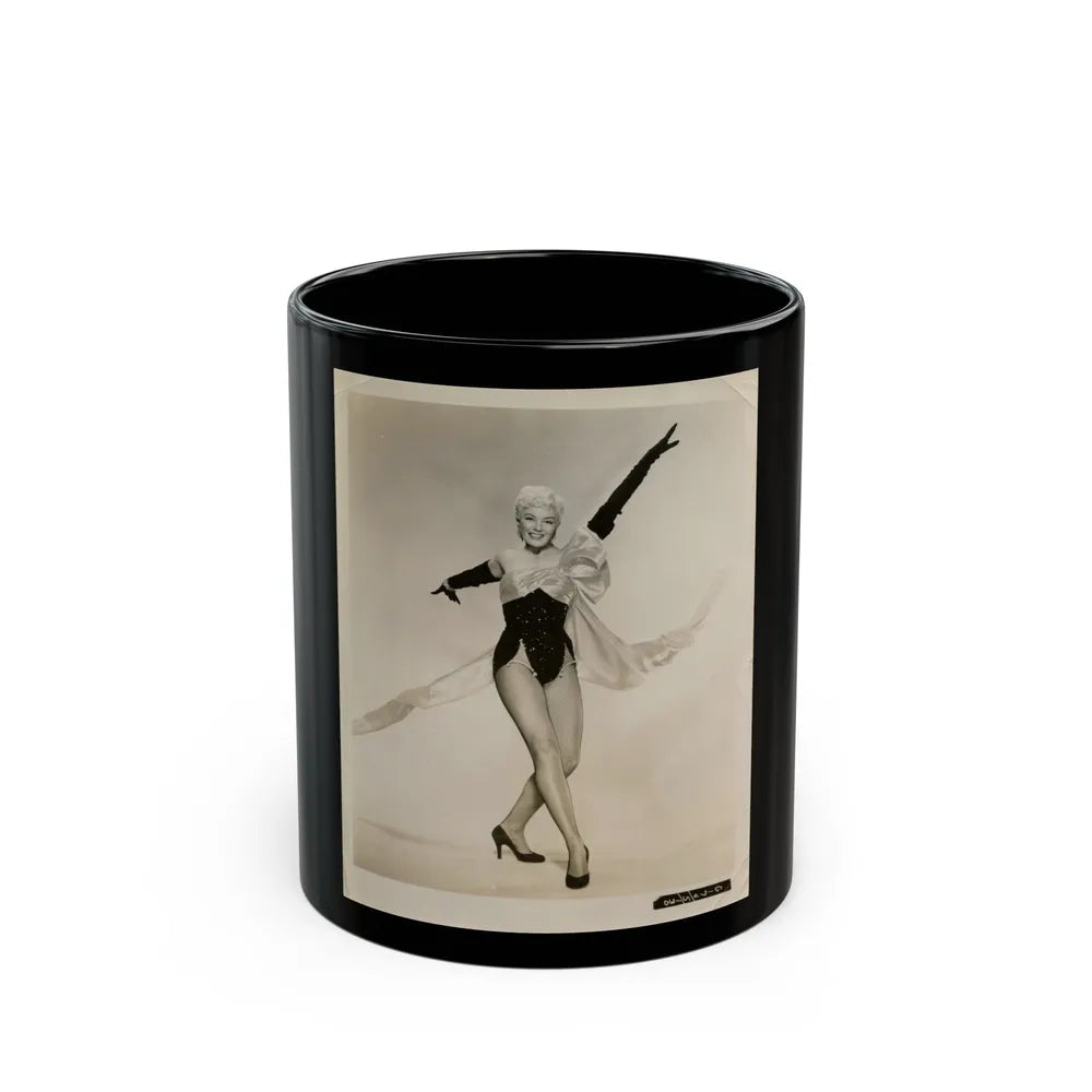 Sheree North #228 (Vintage Female Icon) Black Coffee Mug-11oz-Go Mug Yourself
