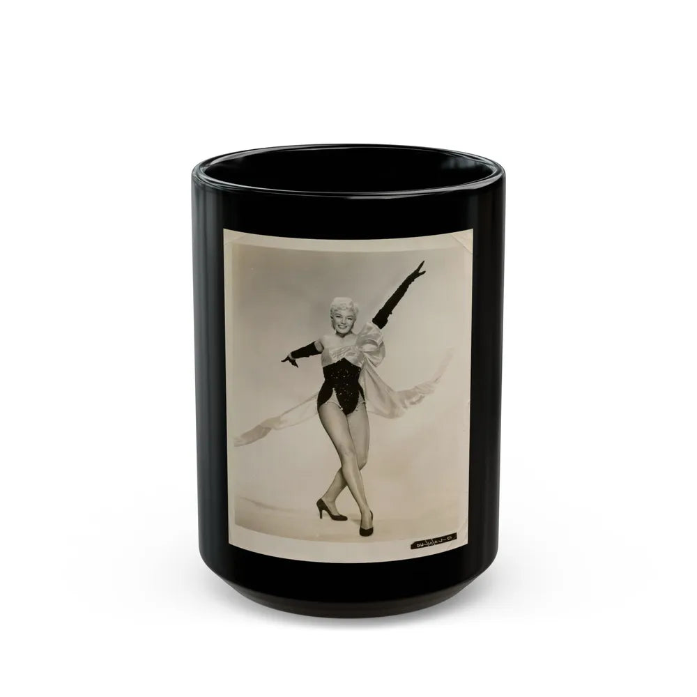 Sheree North #228 (Vintage Female Icon) Black Coffee Mug-15oz-Go Mug Yourself