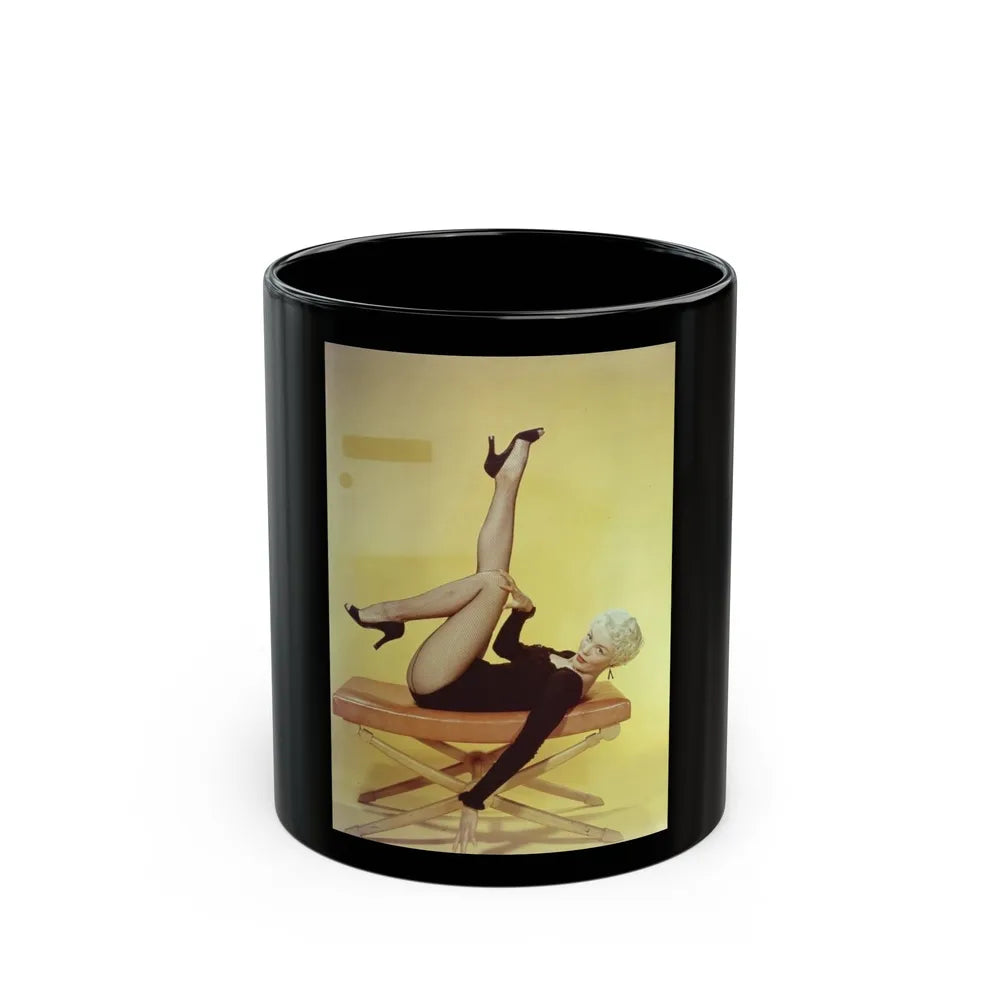 Sheree North #231 (Vintage Female Icon) Black Coffee Mug-11oz-Go Mug Yourself