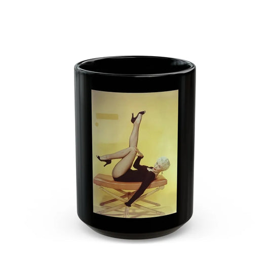 Sheree North #231 (Vintage Female Icon) Black Coffee Mug-15oz-Go Mug Yourself