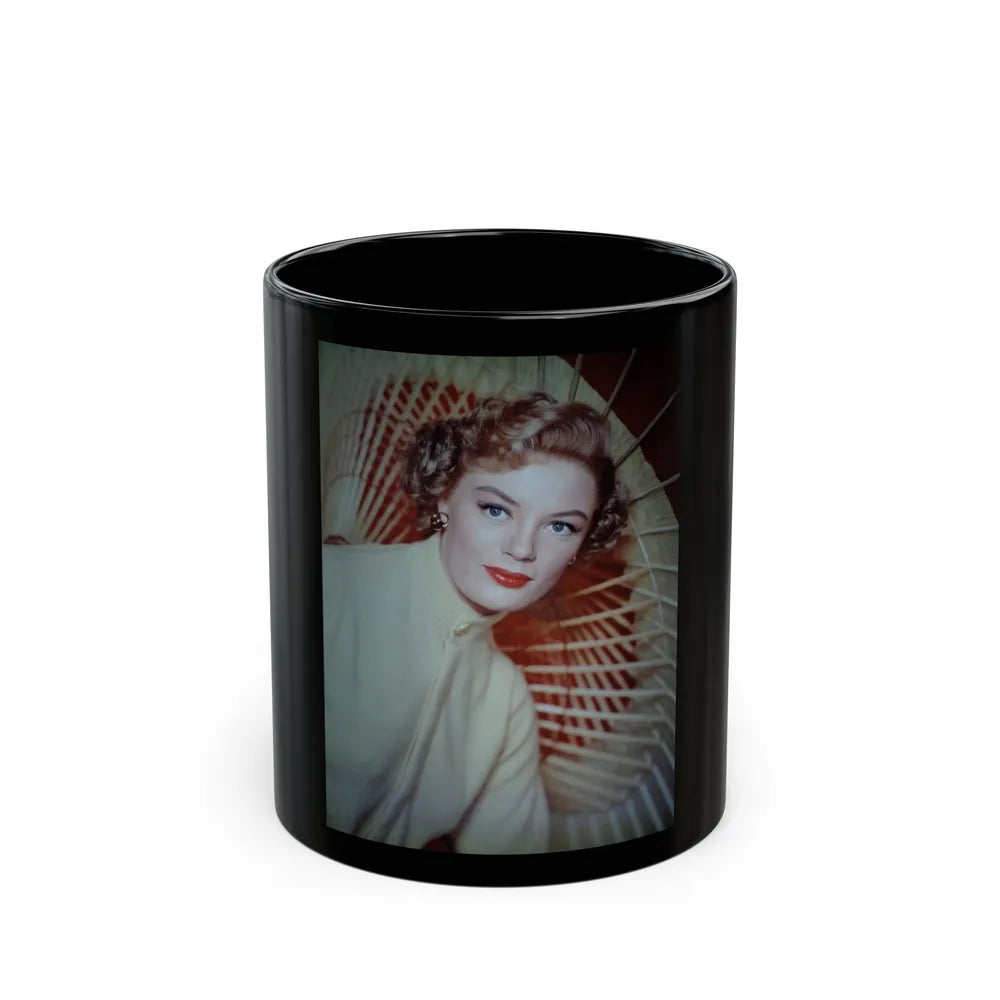 Sheree North #235 (Vintage Female Icon) Black Coffee Mug-11oz-Go Mug Yourself