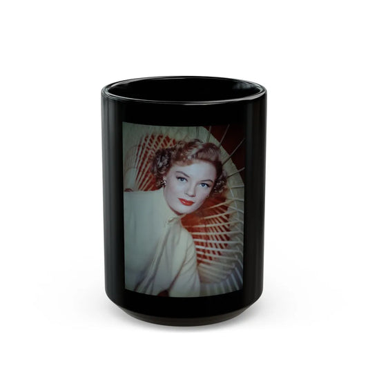 Sheree North #235 (Vintage Female Icon) Black Coffee Mug-15oz-Go Mug Yourself