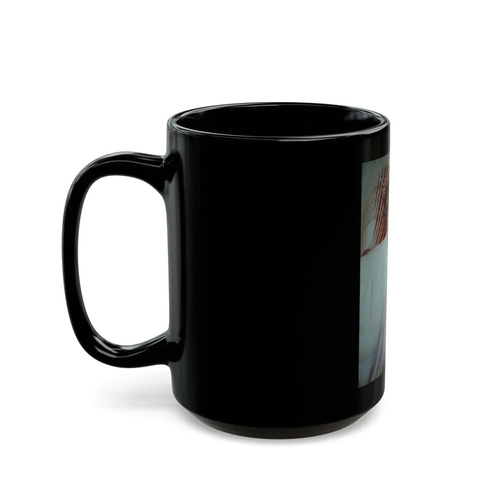 Sheree North #235 (Vintage Female Icon) Black Coffee Mug-Go Mug Yourself