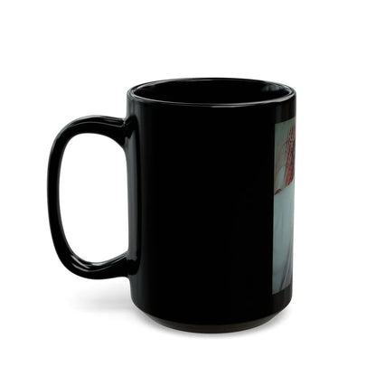 Sheree North #235 (Vintage Female Icon) Black Coffee Mug-Go Mug Yourself