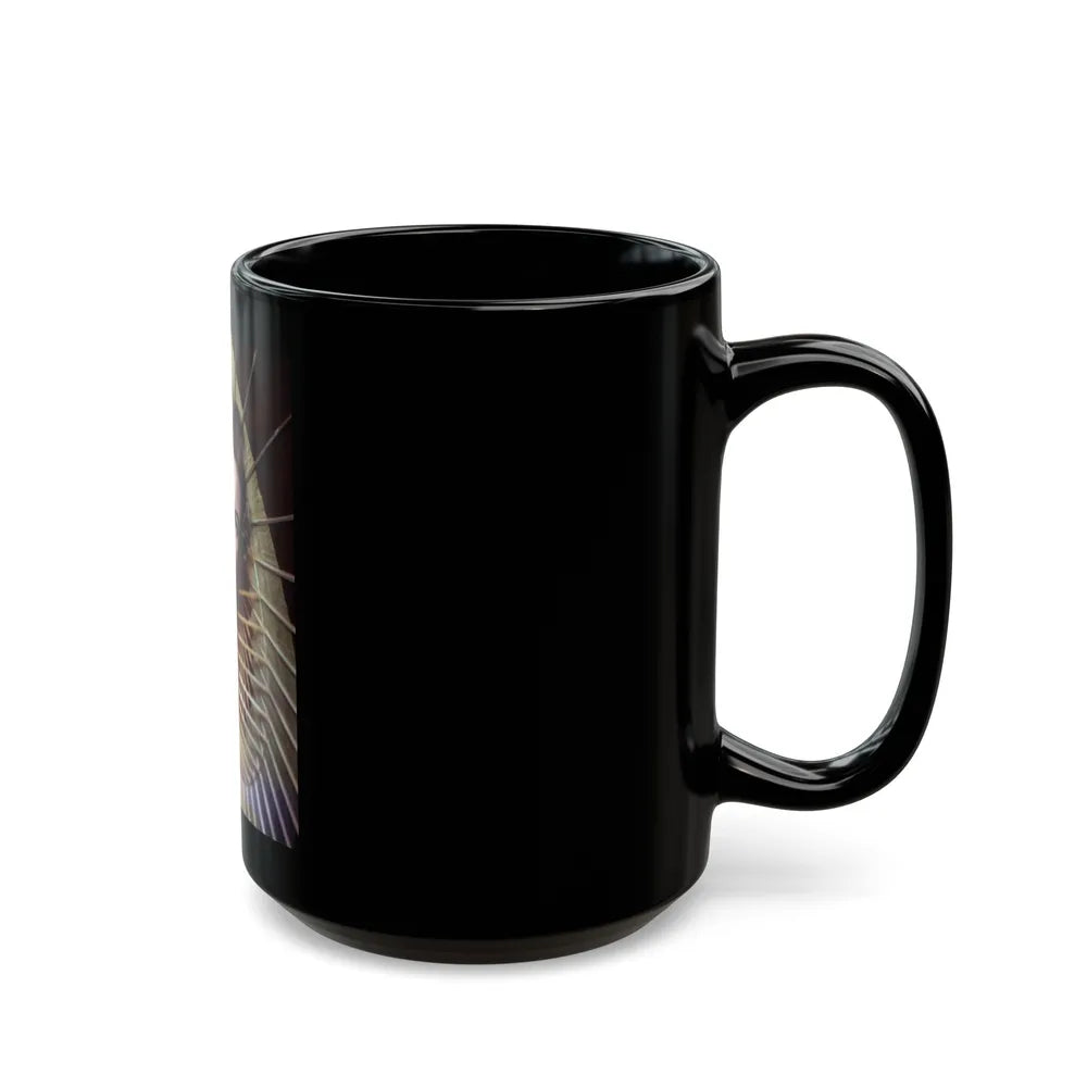 Sheree North #2351 (Vintage Female Icon) Black Coffee Mug-Go Mug Yourself