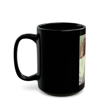 Sheree North #2351 (Vintage Female Icon) Black Coffee Mug-Go Mug Yourself